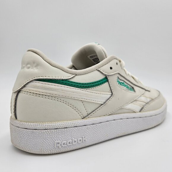 Reebok Women's Club C 85 Tennis Sneakers White Green Leather FV1995 Size 9.5 - Picture 4 of 13
